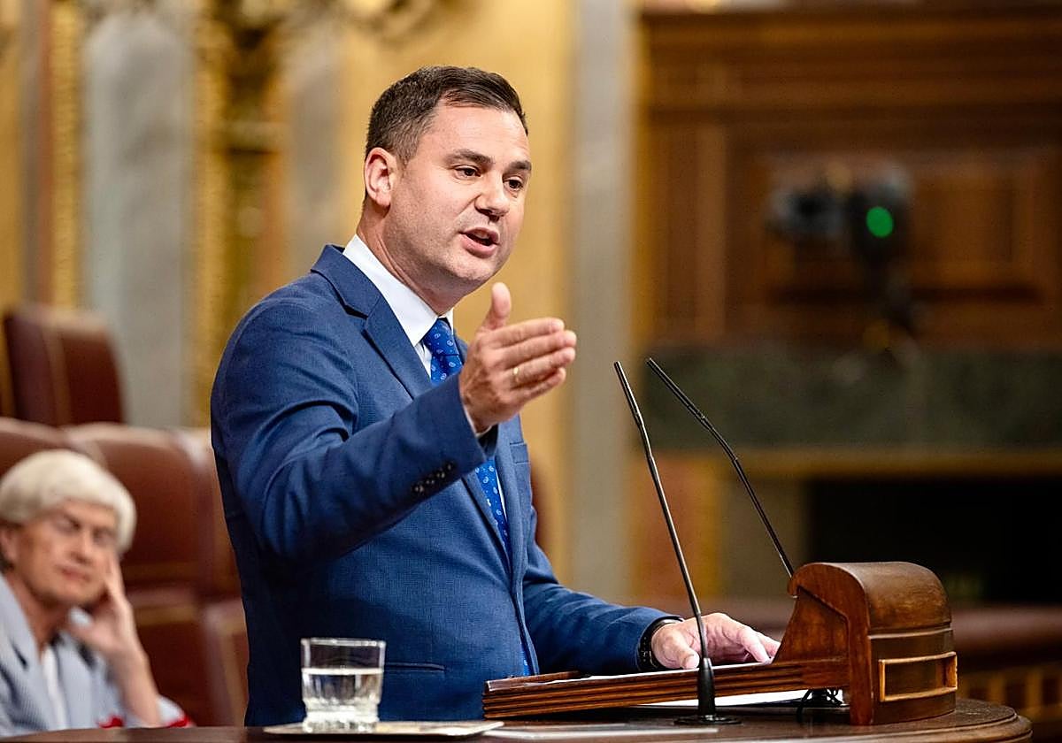 Javier Alfonso Cendón en el Congreso.