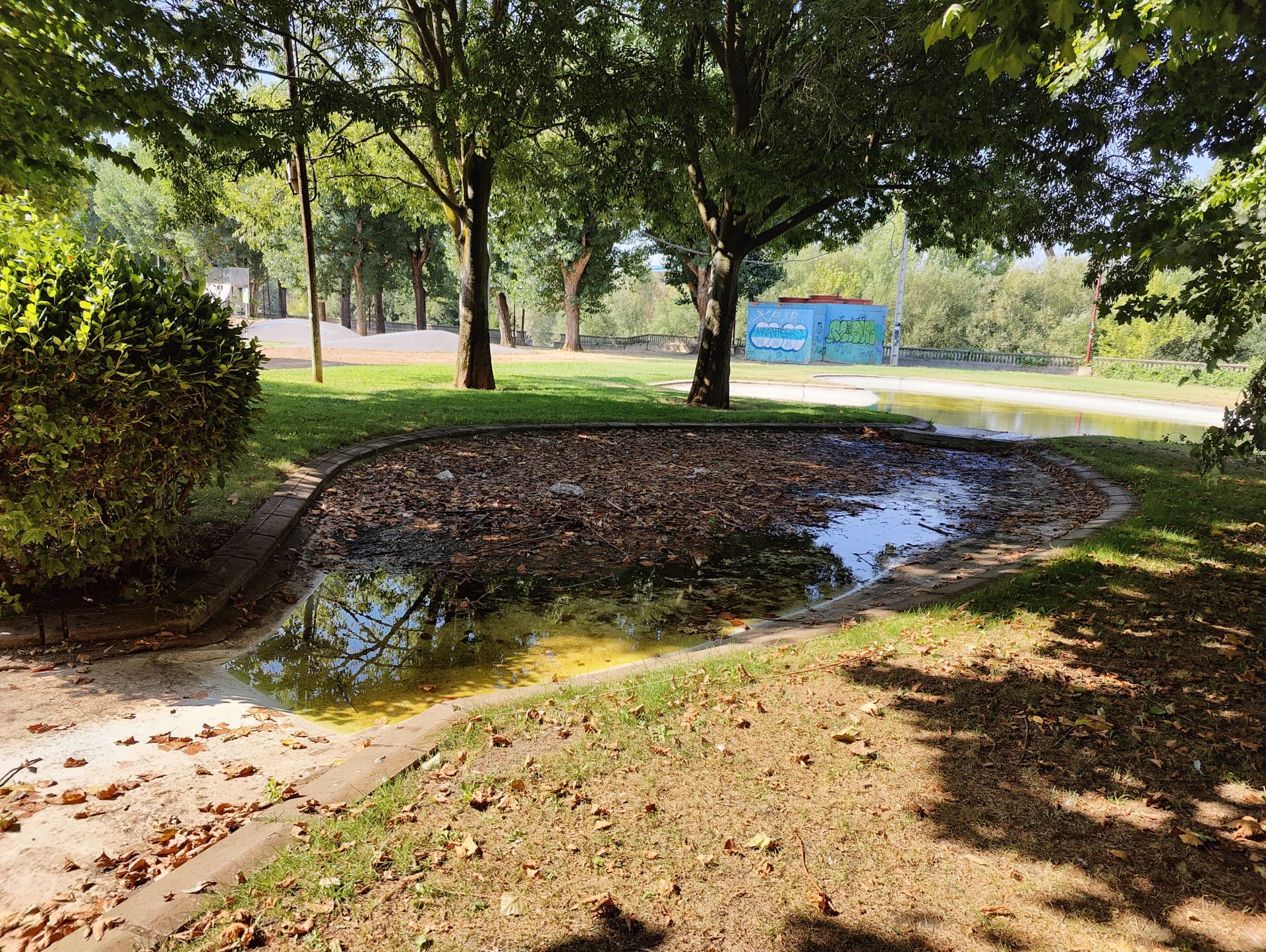 Las imágenes de la basura en el estanque del paseo Papalaguinda