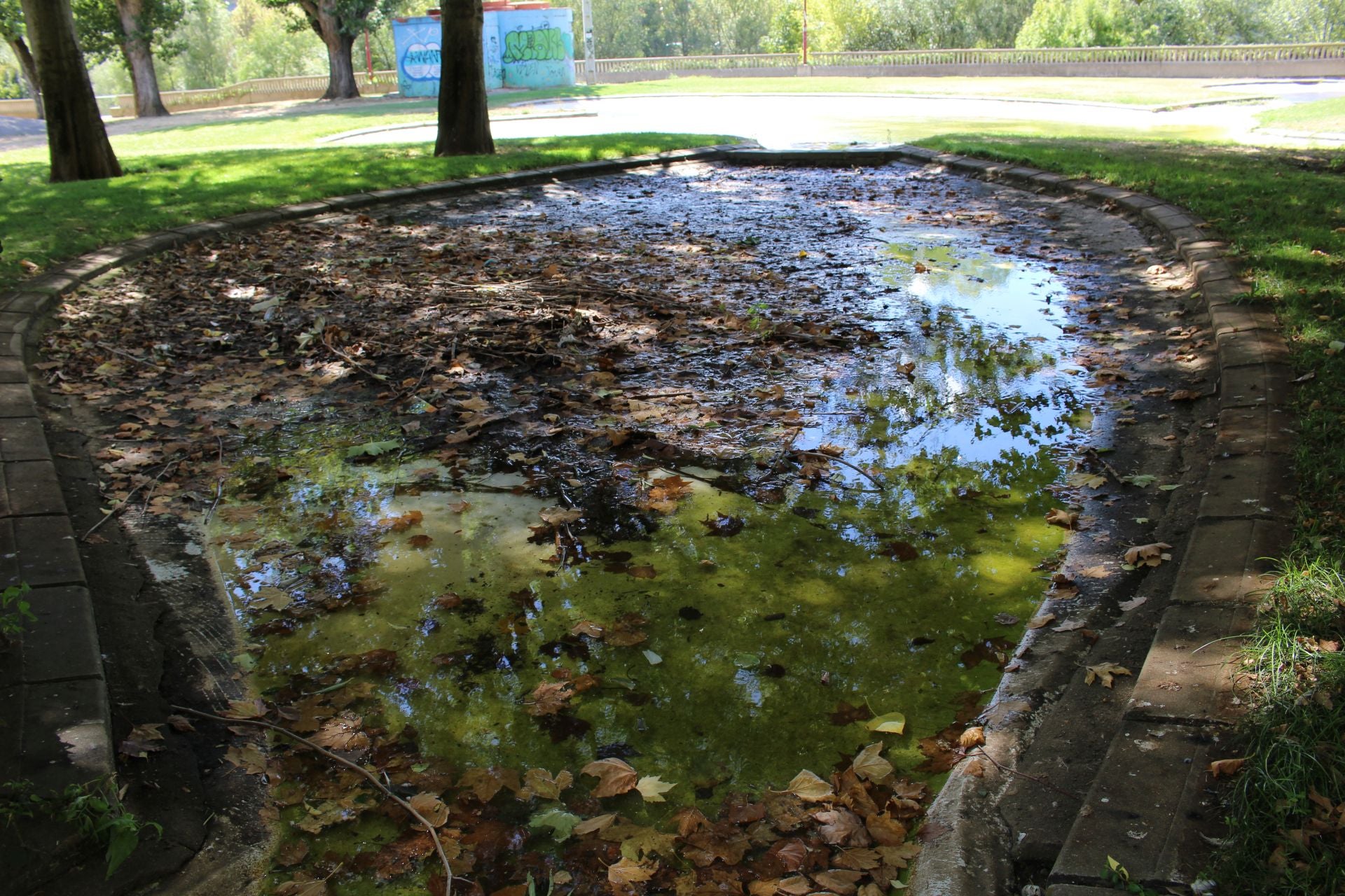 Las imágenes de la basura en el estanque del paseo Papalaguinda