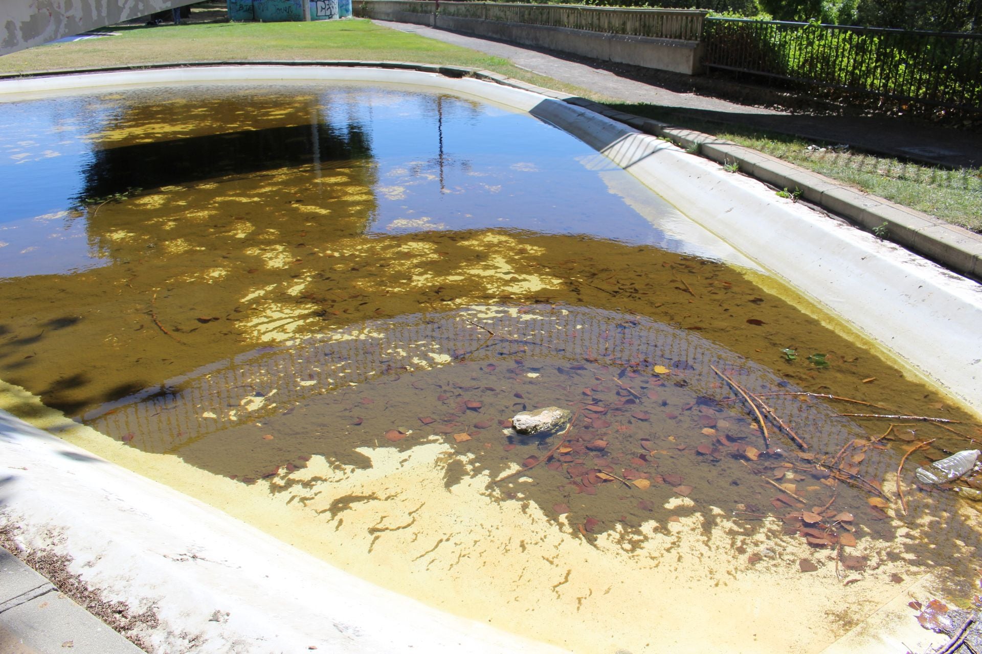 Las imágenes de la basura en el estanque del paseo Papalaguinda