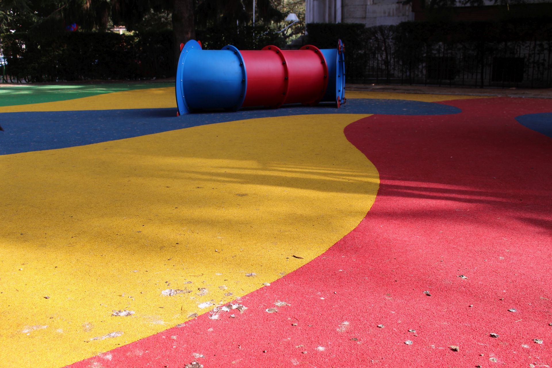 La suciedad en el parque infantil de San Francisco