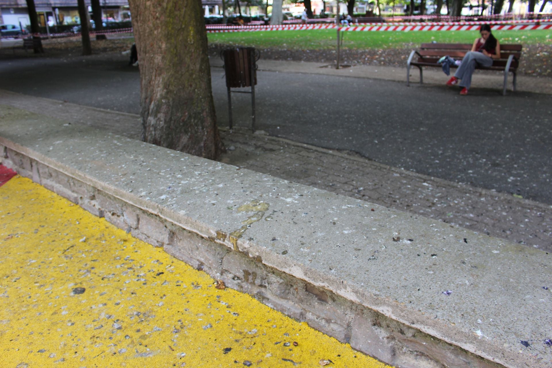 La suciedad en el parque infantil de San Francisco