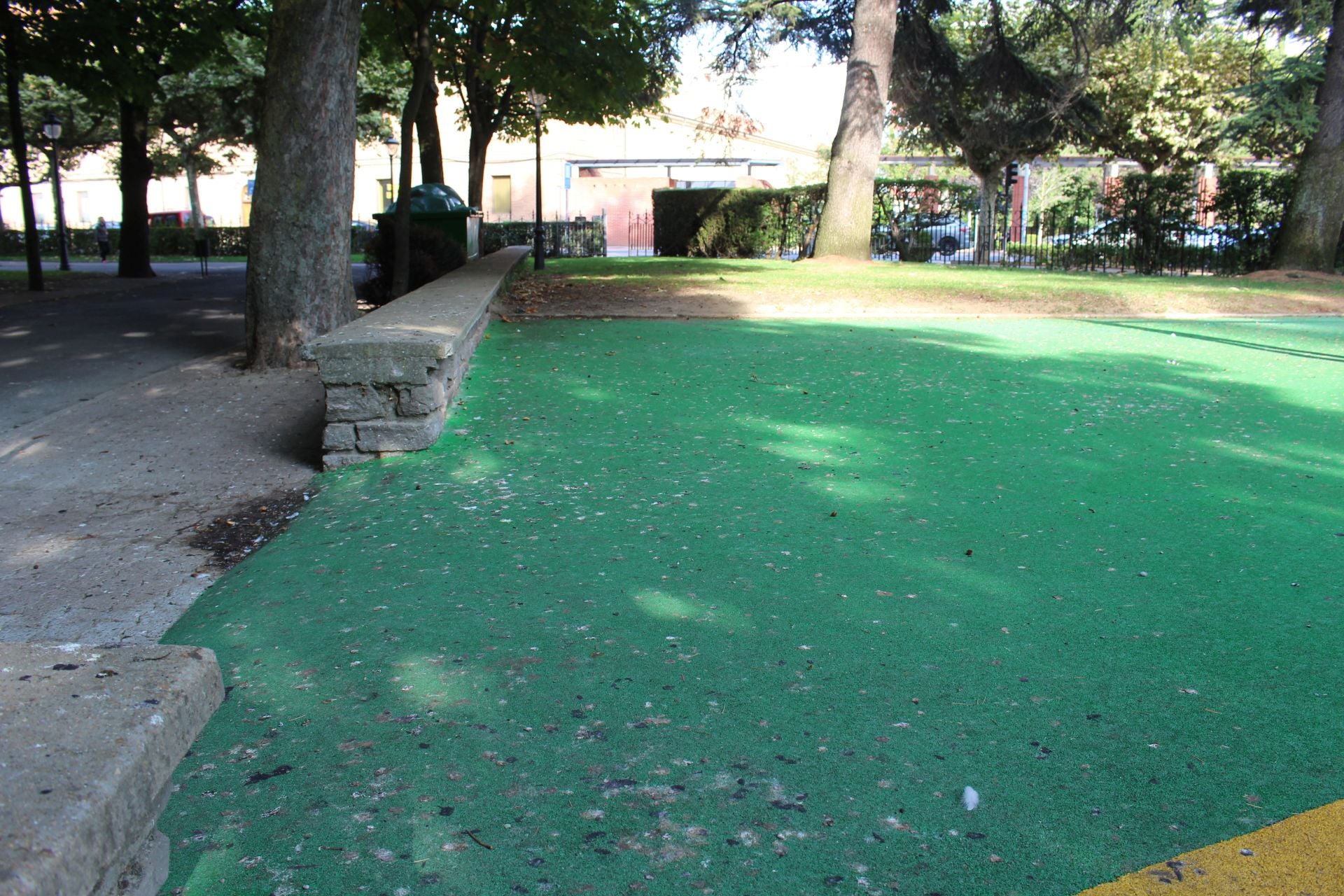 La suciedad en el parque infantil de San Francisco