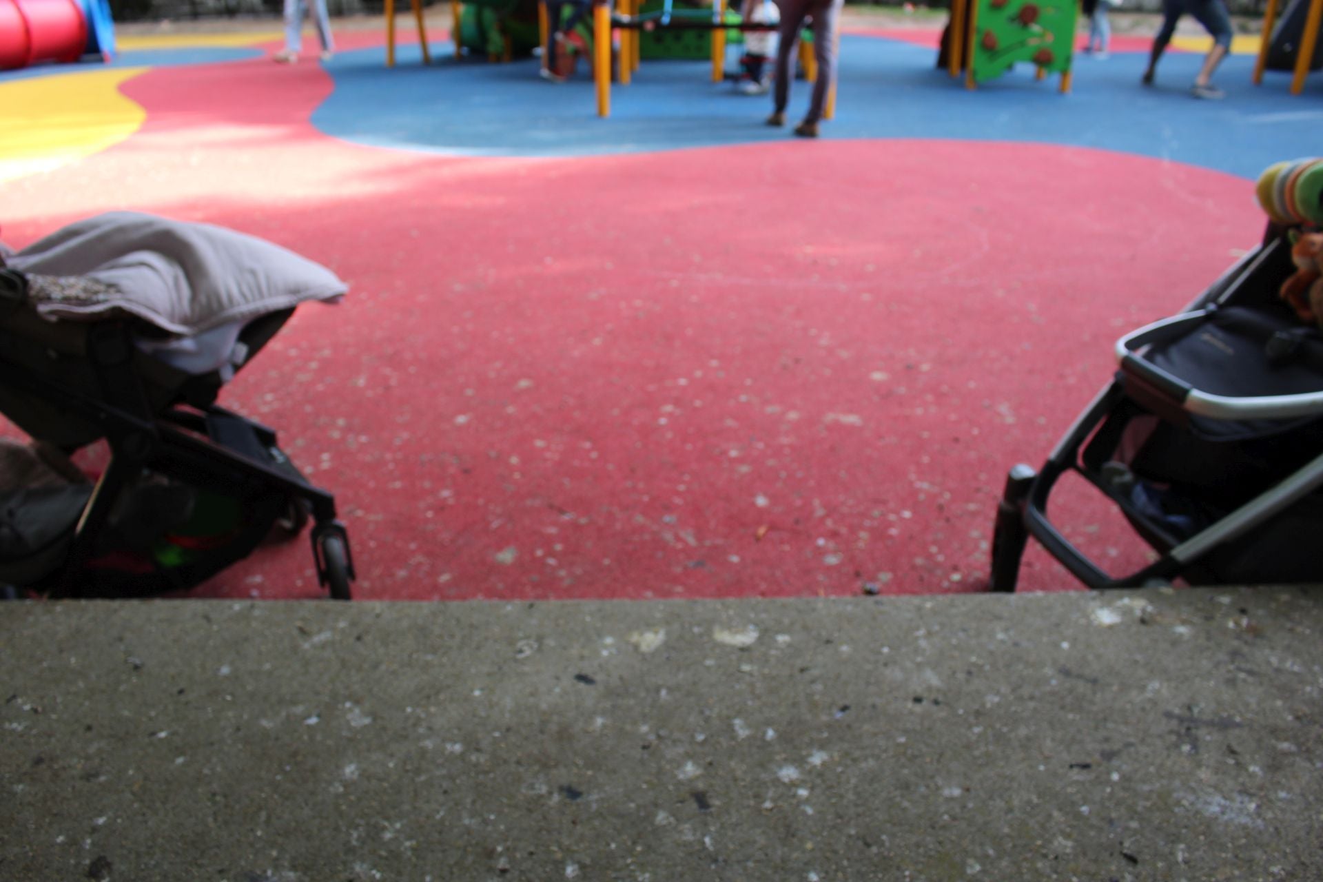 La suciedad en el parque infantil de San Francisco