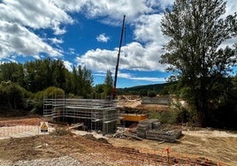 Obras en la urbanización del polígono.