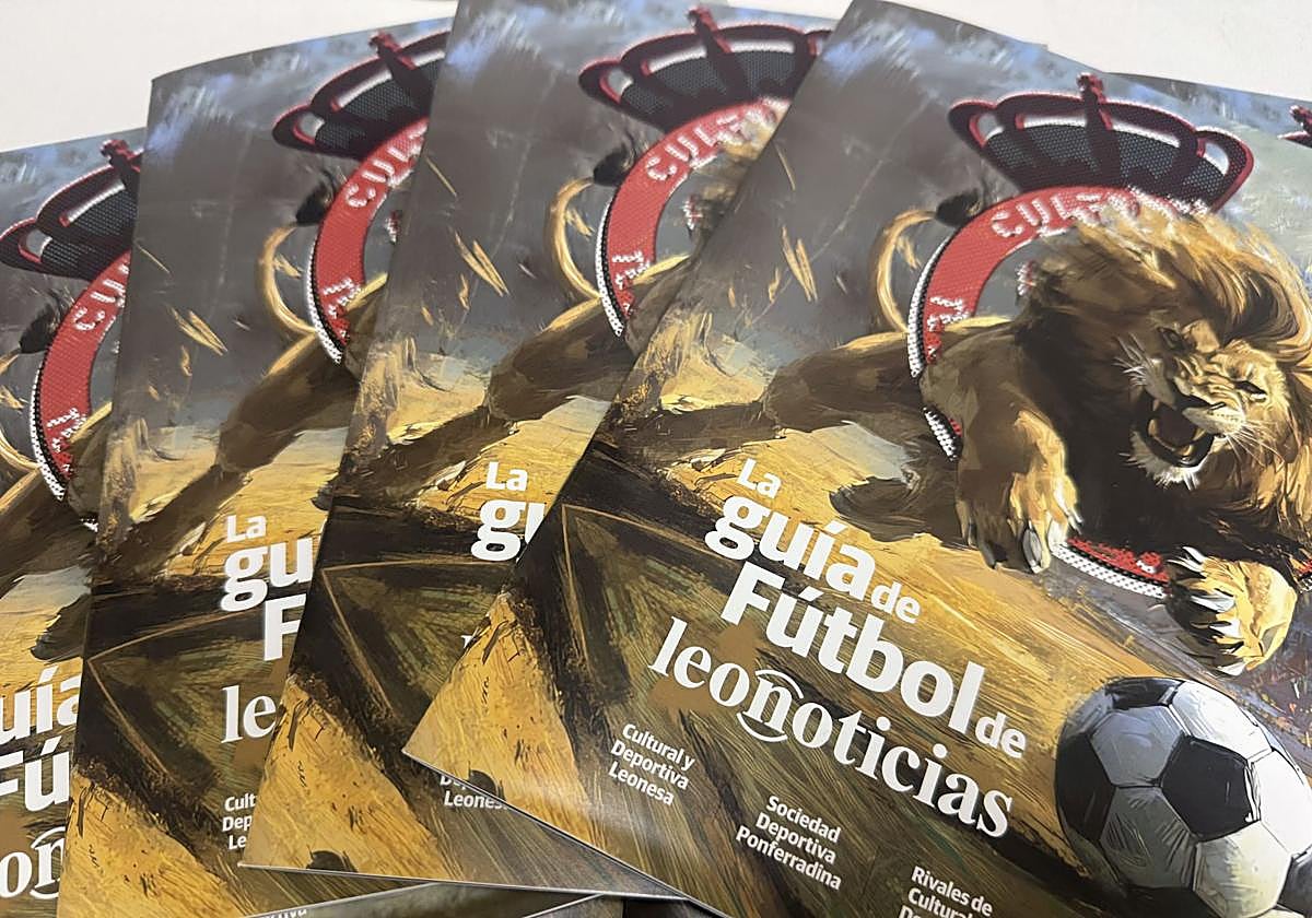 Portada de la Guía del Fútbol de Leonoticias de la temporada 2025/26.