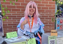 Una de las asistentes al #findexoven en Villaquilambre