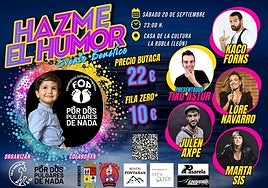 Cartel de 'Hazme el humor'