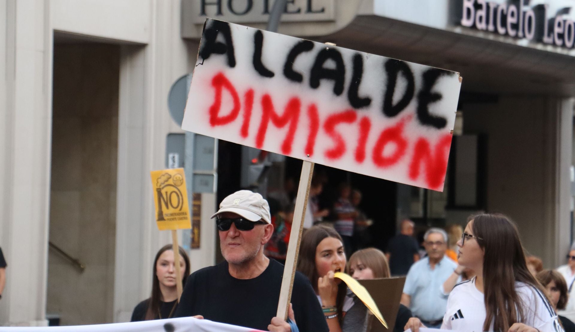 Protesta contra la macroplanta de biomasa proyectada en Puente Castro