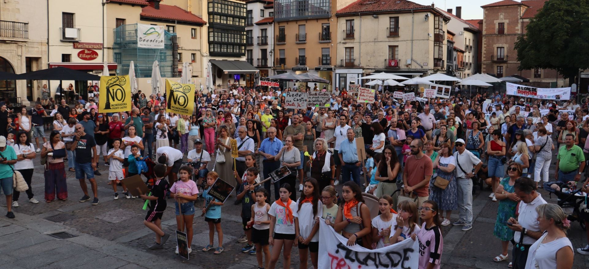 Protesta contra la macroplanta de biomasa proyectada en Puente Castro