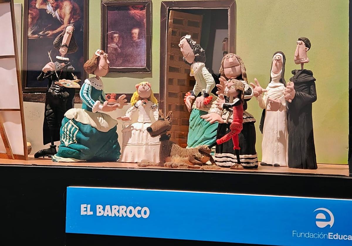 La historia de la humanidad representada en plastilina