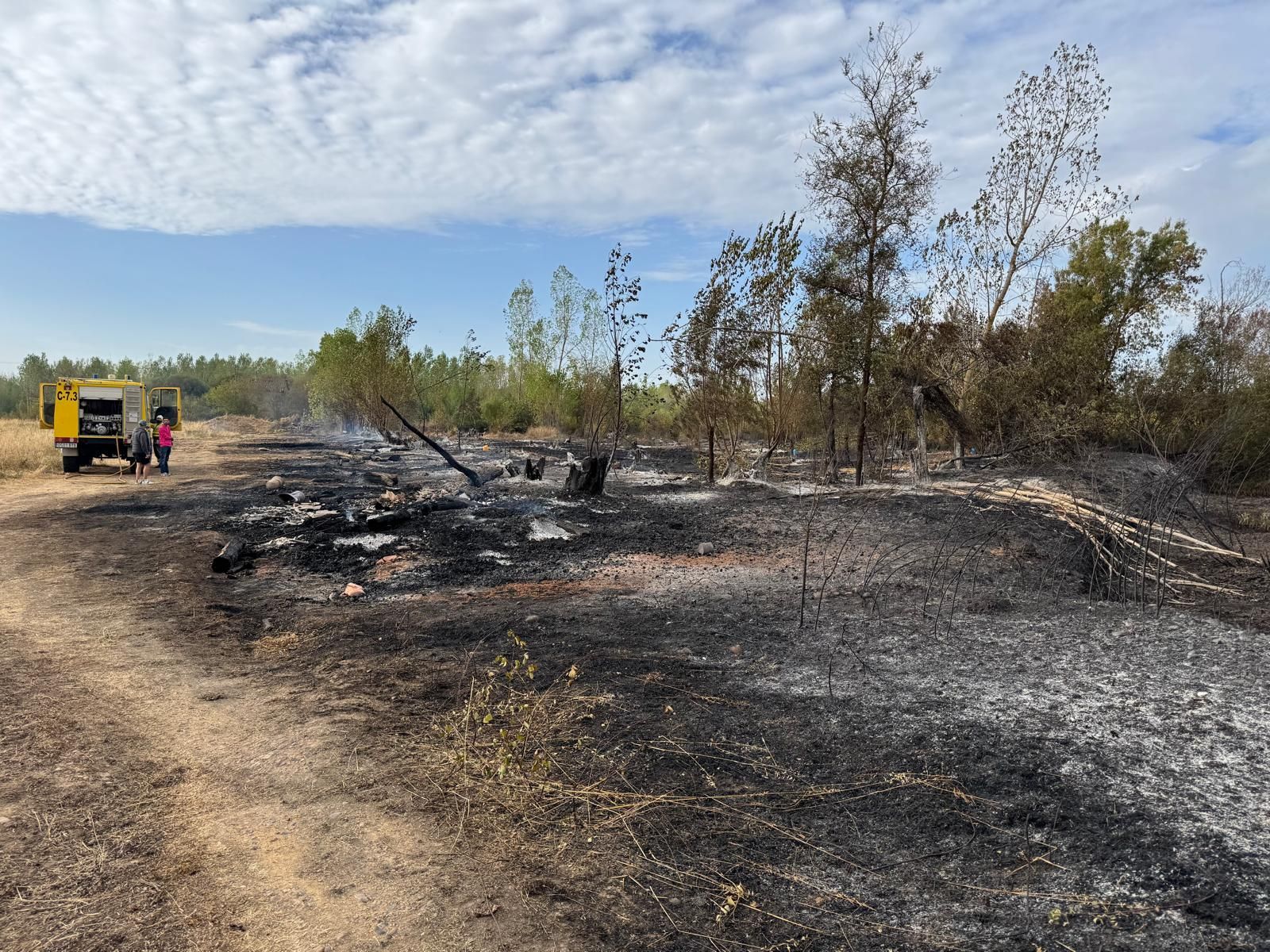 Las imágenes de Villarejo de Órbigo tras el incendio