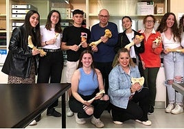 Preparación de uno de los talleres.