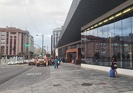 Entorno de la estación de trenes de León.