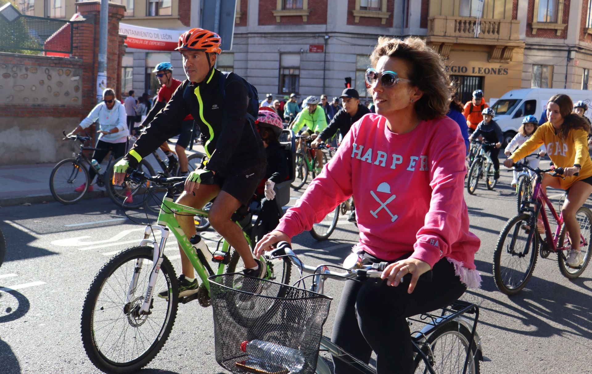Las imágenes del Día de la Bici en León