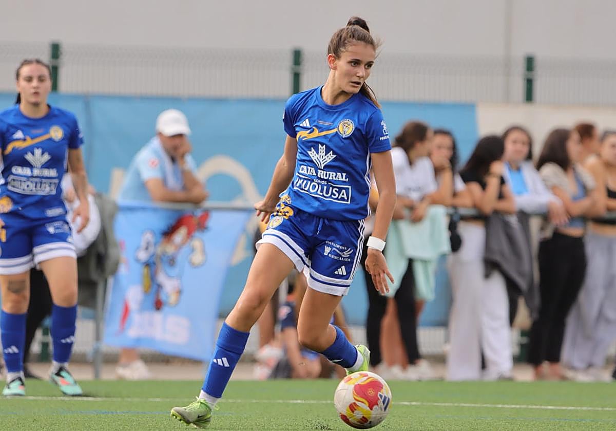 Un lance del encuentro del Olímpico.