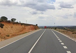 Un tramo de la vía donde se produjo el siniestro.