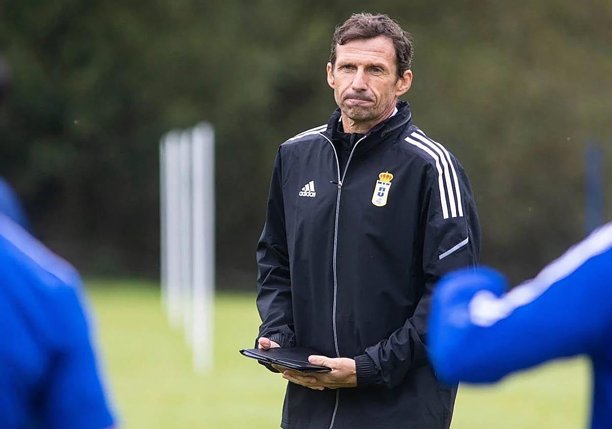 Cuco Ziganda, en su etapa en el Oviedo.