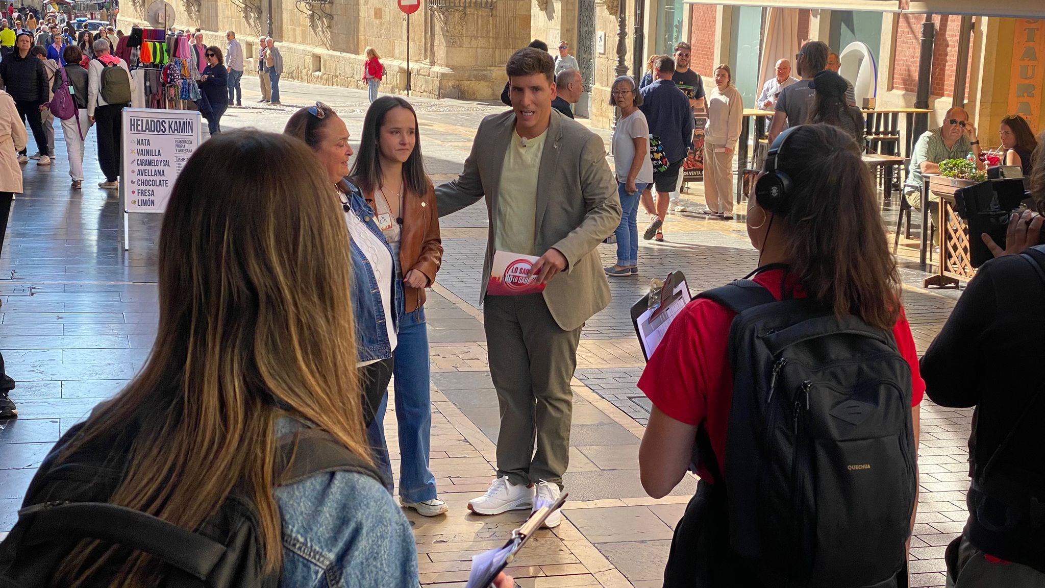 La grabación del programa de televisión &#039;Lo sabe, no lo sabe&#039; en León