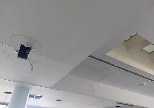 Estragos de la inundación en La Palomera.