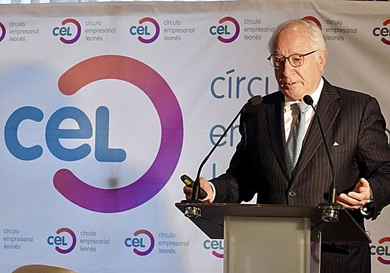 El presidente del Círculo de Empresarios, Juan María Nin, participa en un Encuentro Empresarial organizado por el Círculo Empresarial Leonés.