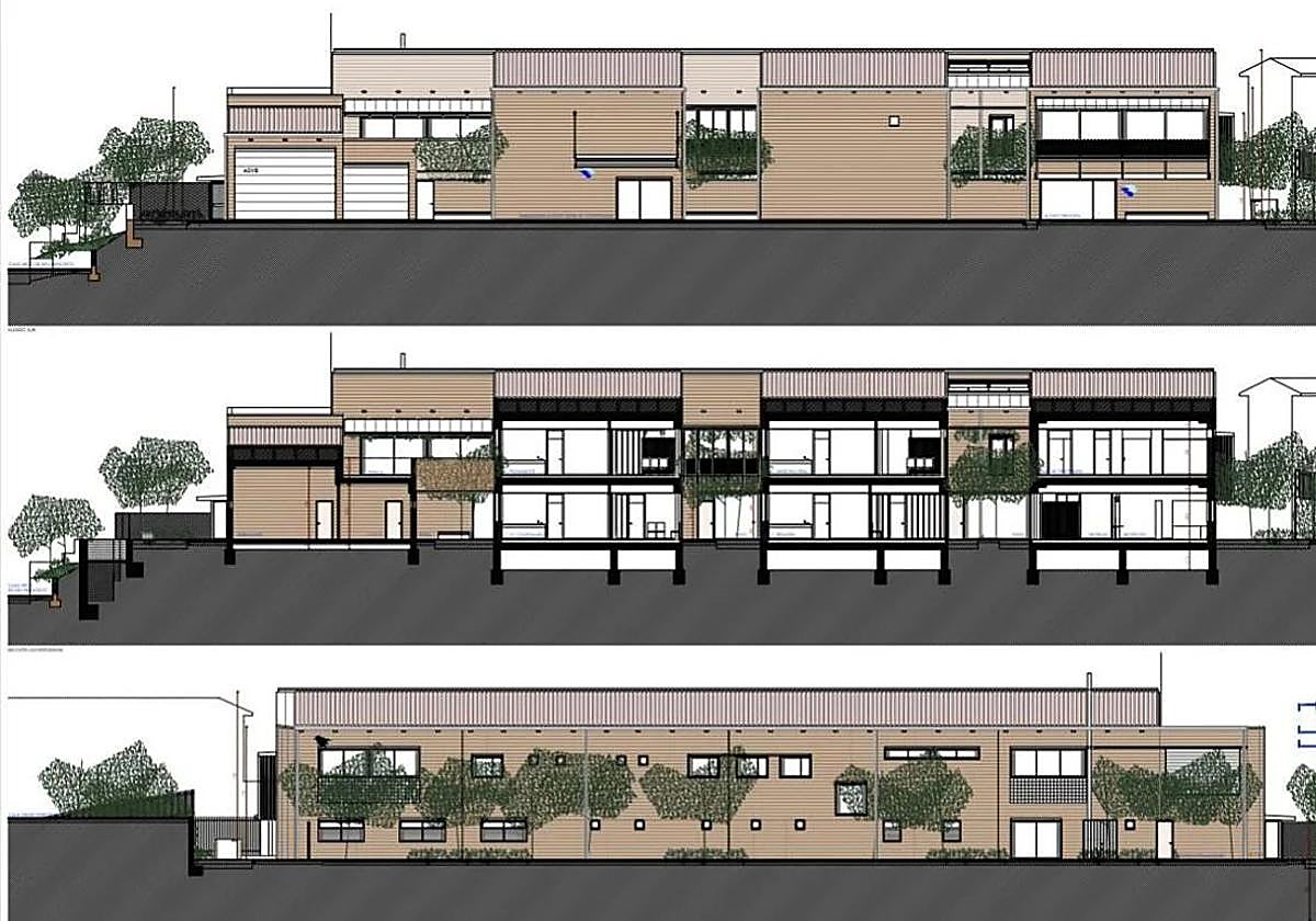 Proyecto del centro de salud de Sahagún.