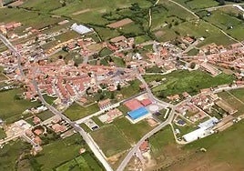 Vista aérea de Sariegos.