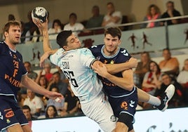 Edu Fernández, en el partido ante Granollers.