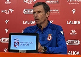 Cuco Ziganda, en la sala de prensa del Reino.