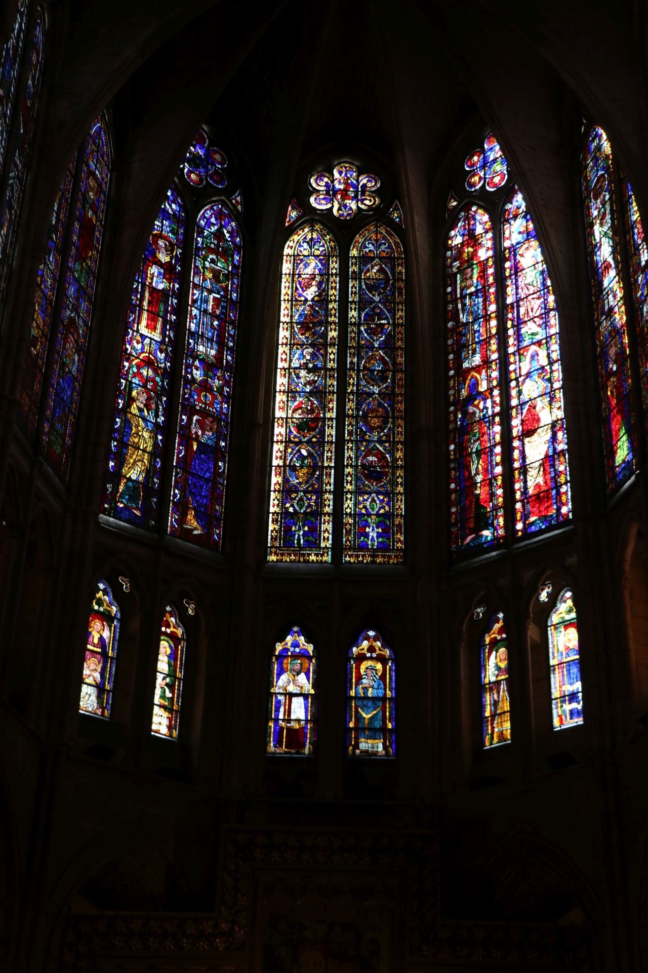 Imágenes de las vidrieras de la Catedral de León