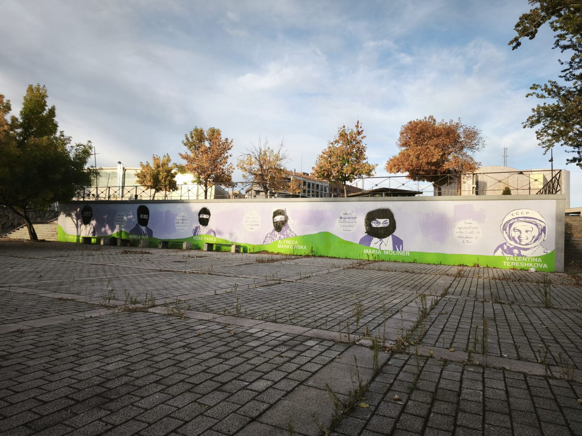 El mural feminista de León, vandalizado de nuevo