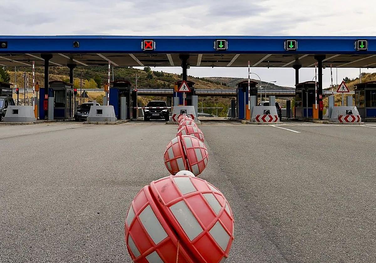 Peaje de la AP-66.