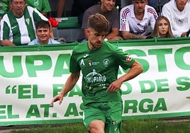 Un momento del encuentro entre el Atlético Astorga y el Fabril.