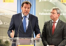 El ministro Óscar Puente en Valladolid.