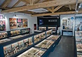 Una imagen del museo de la Fundación Club 45 en Santa Colomba de Somoza.