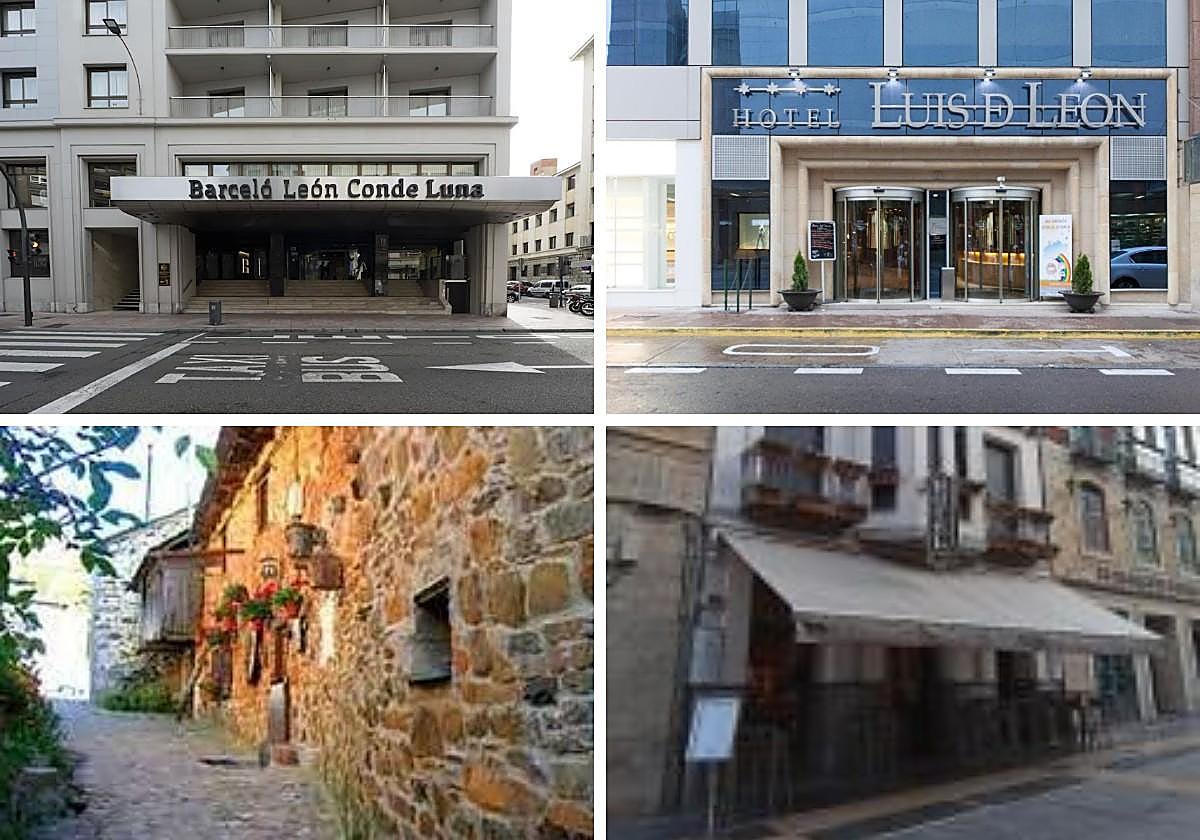 Imagen de algunos de los hoteles de la capital.