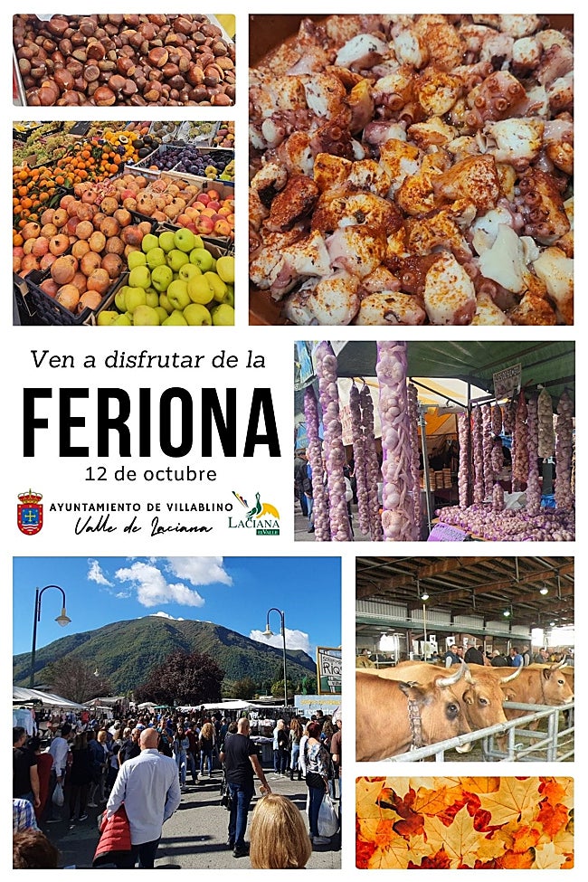 Cartel anunciador Feriona Villablino 2025