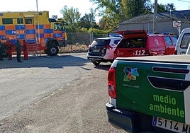 Vehículo del puesto de mando avanzado de Protección Civil.