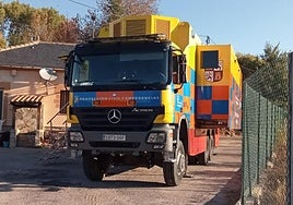 Medios movilizados en Escuredo para localizar a este hombre de 96 años.