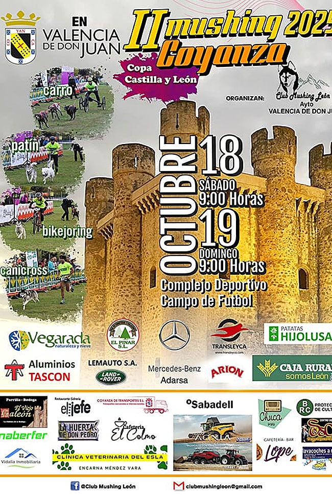 Cartel II Mushing Valencia de Don Juan
