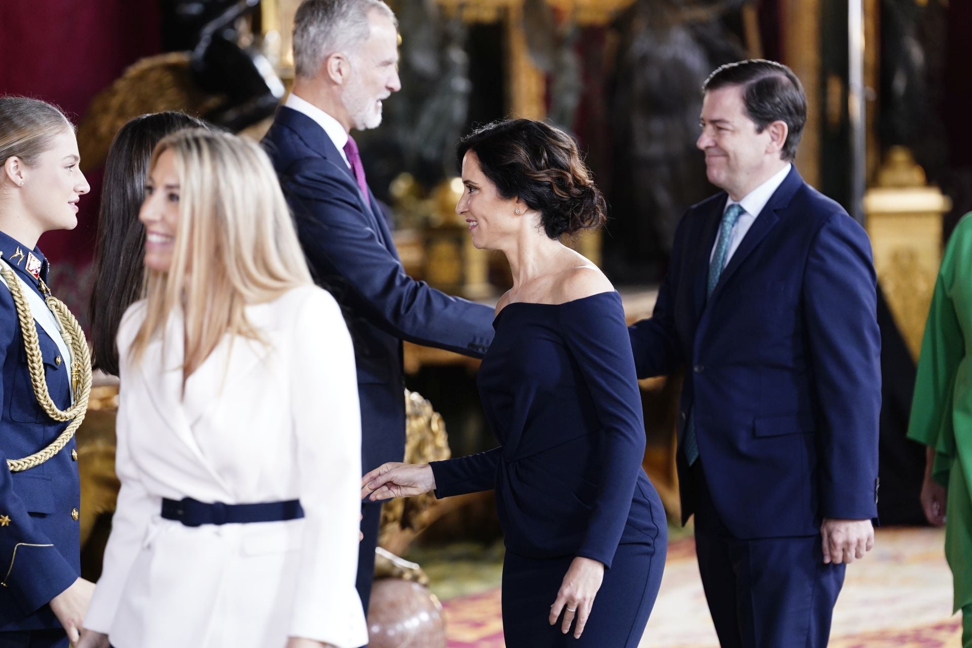 Las imágenes de la recepción con motivo del día de la Fiesta Nacional