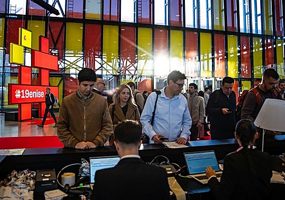 Inauguración del Enise en el Palacio de Exposiciones de León.