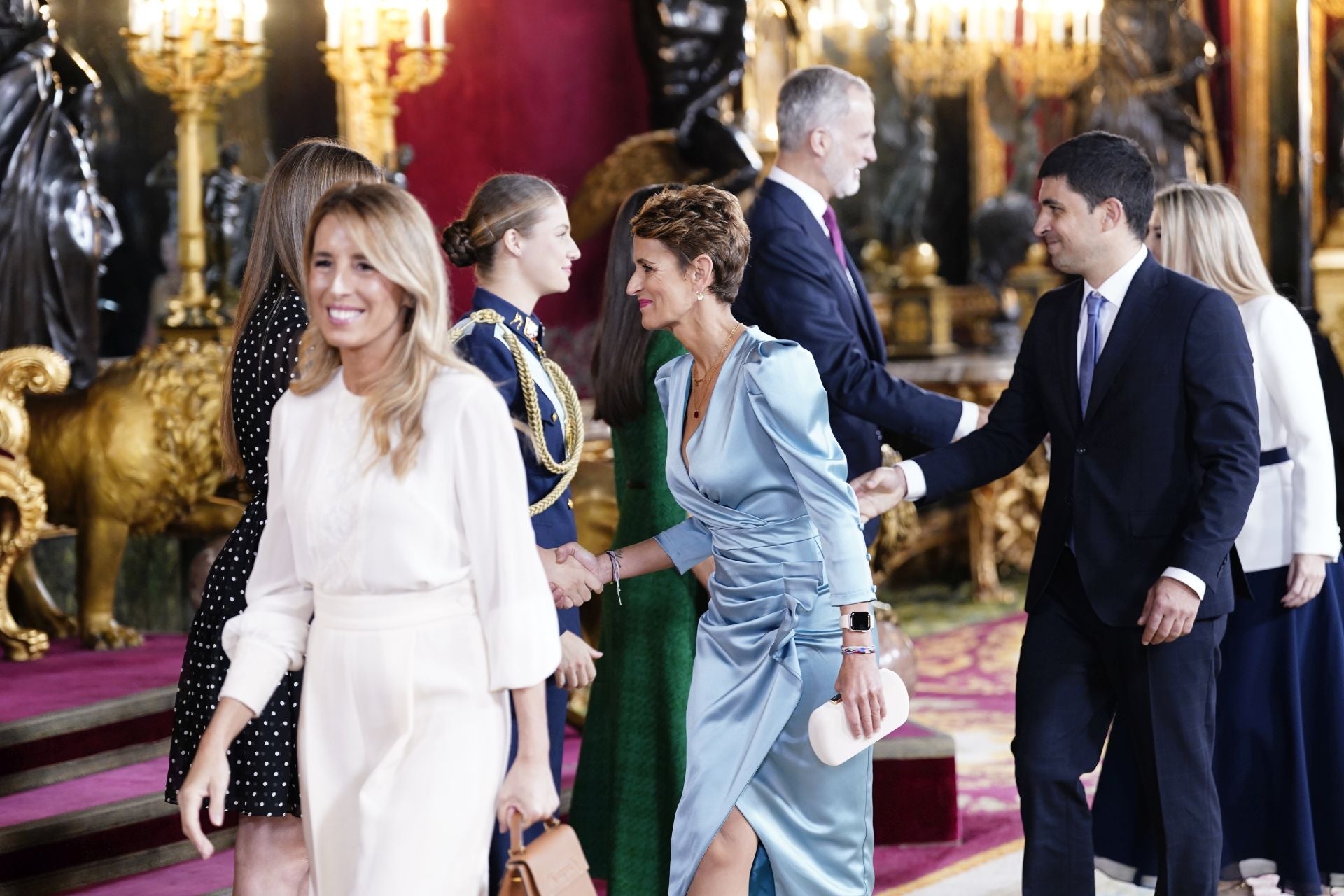 Las imágenes de la recepción con motivo del día de la Fiesta Nacional