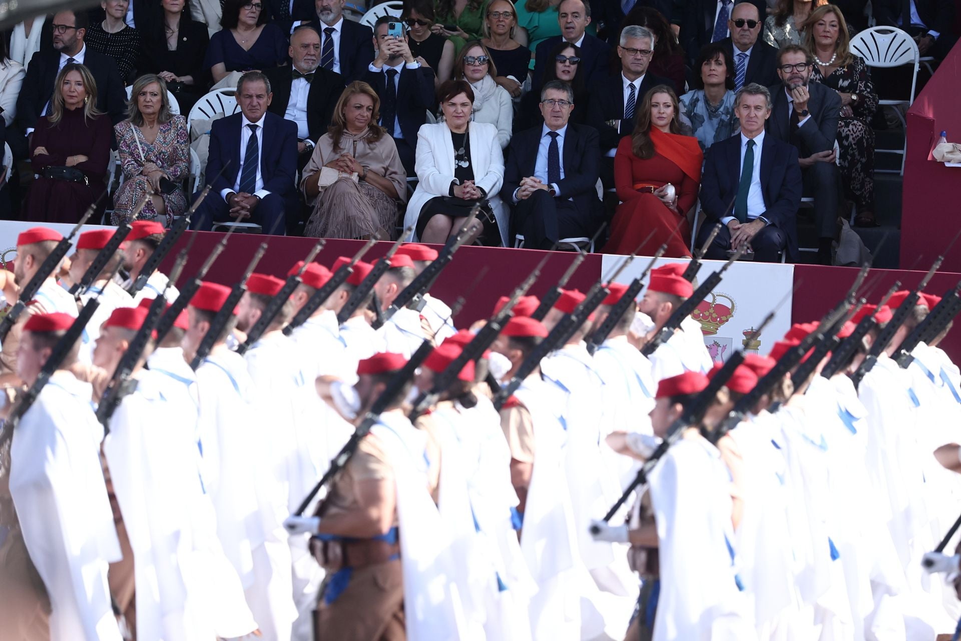 Las imágenes de la recepción con motivo del día de la Fiesta Nacional