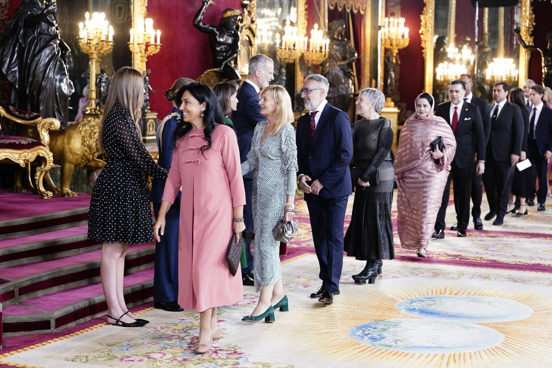 Las imágenes de la recepción con motivo del día de la Fiesta Nacional