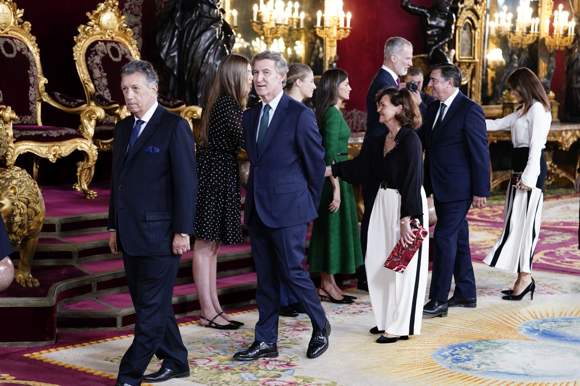 Las imágenes de la recepción con motivo del día de la Fiesta Nacional