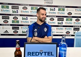 José Luis Cortés, en la rueda de prensa intersemanal.