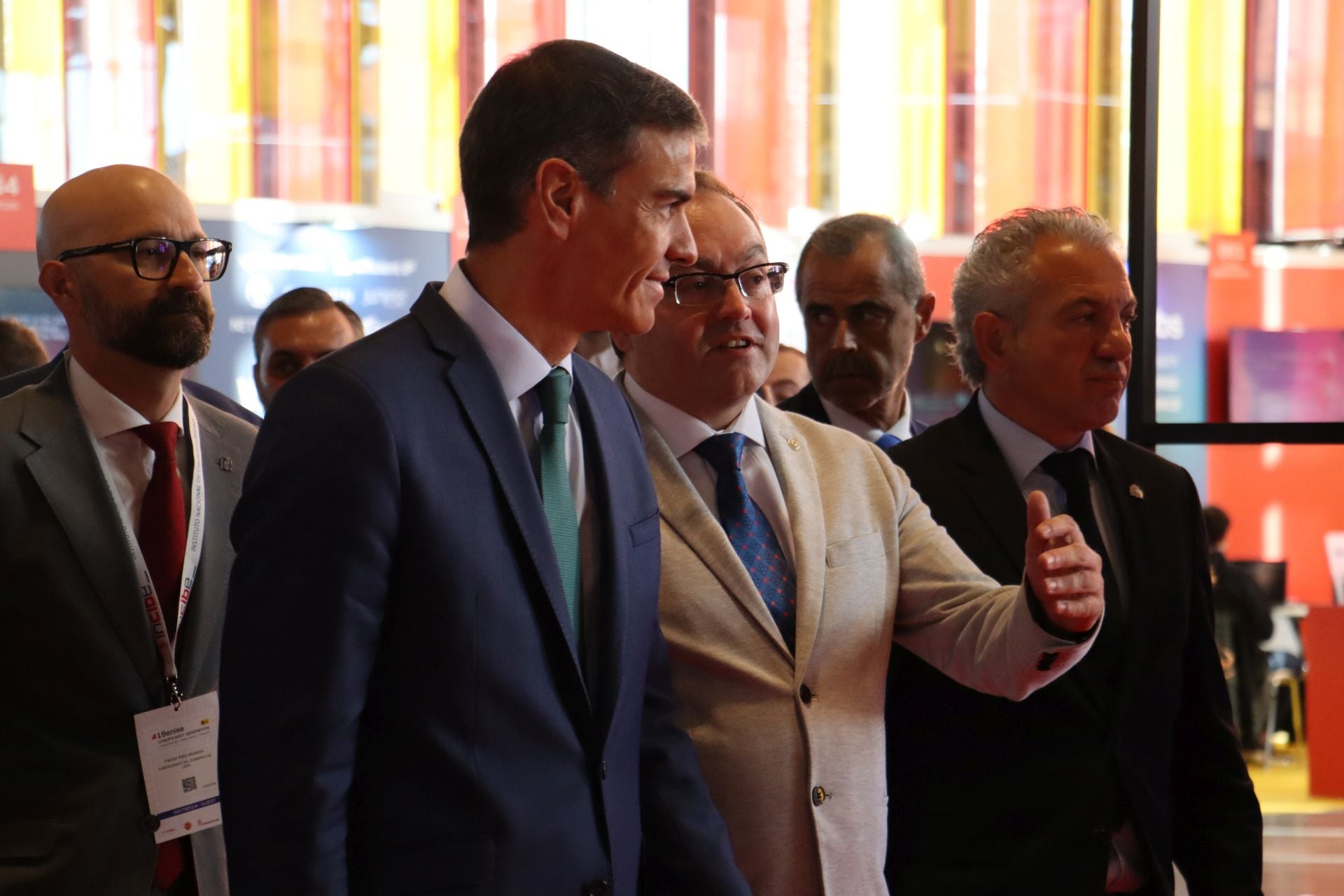 Las imágenes de la visita de Pedro Sánchez a León