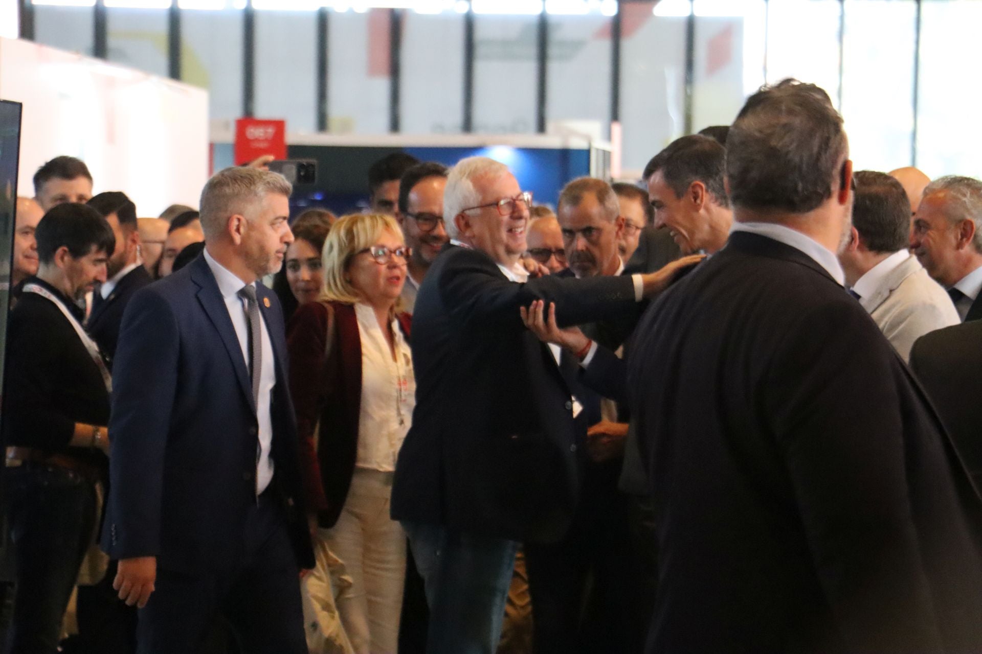 Las imágenes de la visita de Pedro Sánchez a León