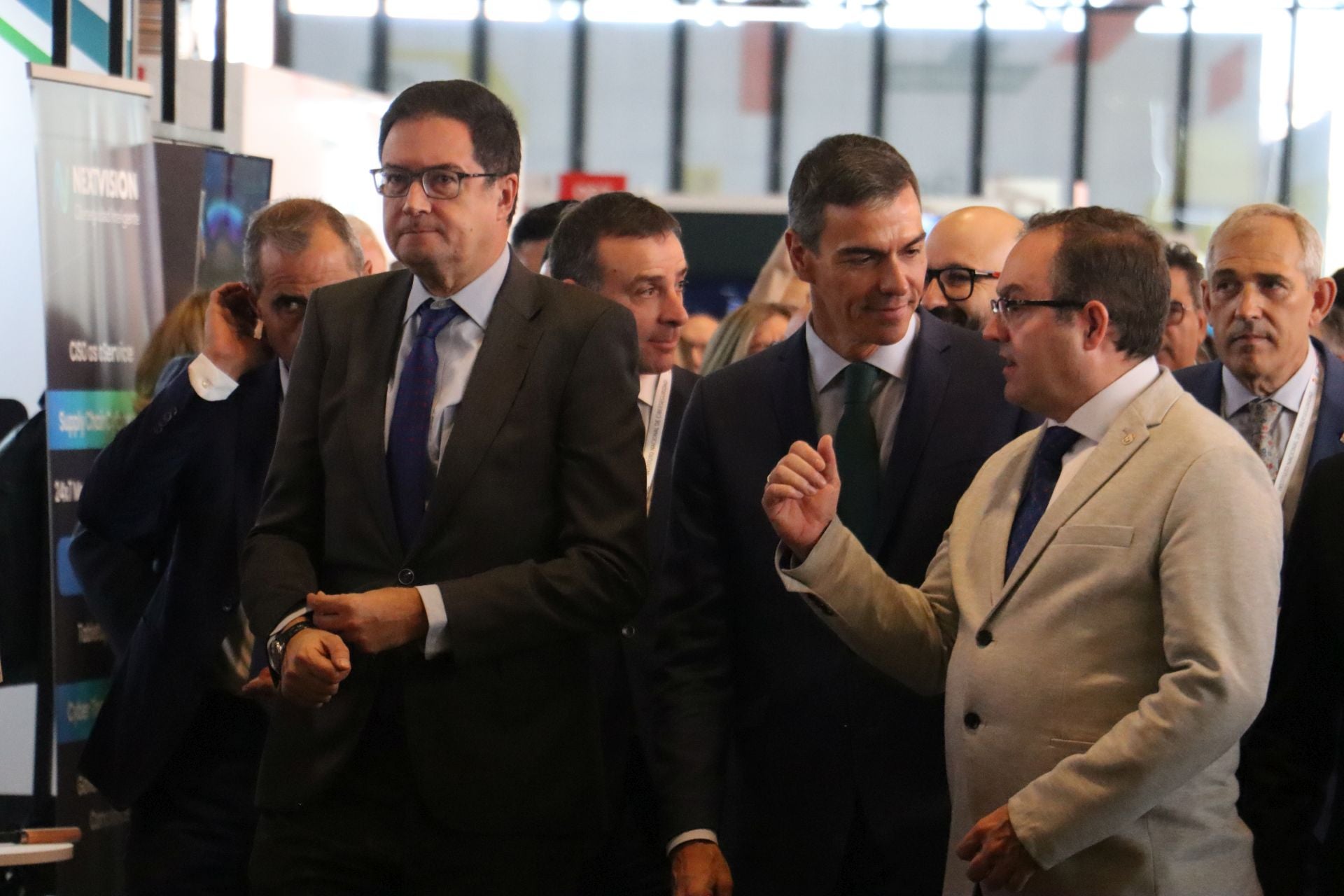 Las imágenes de la visita de Pedro Sánchez a León